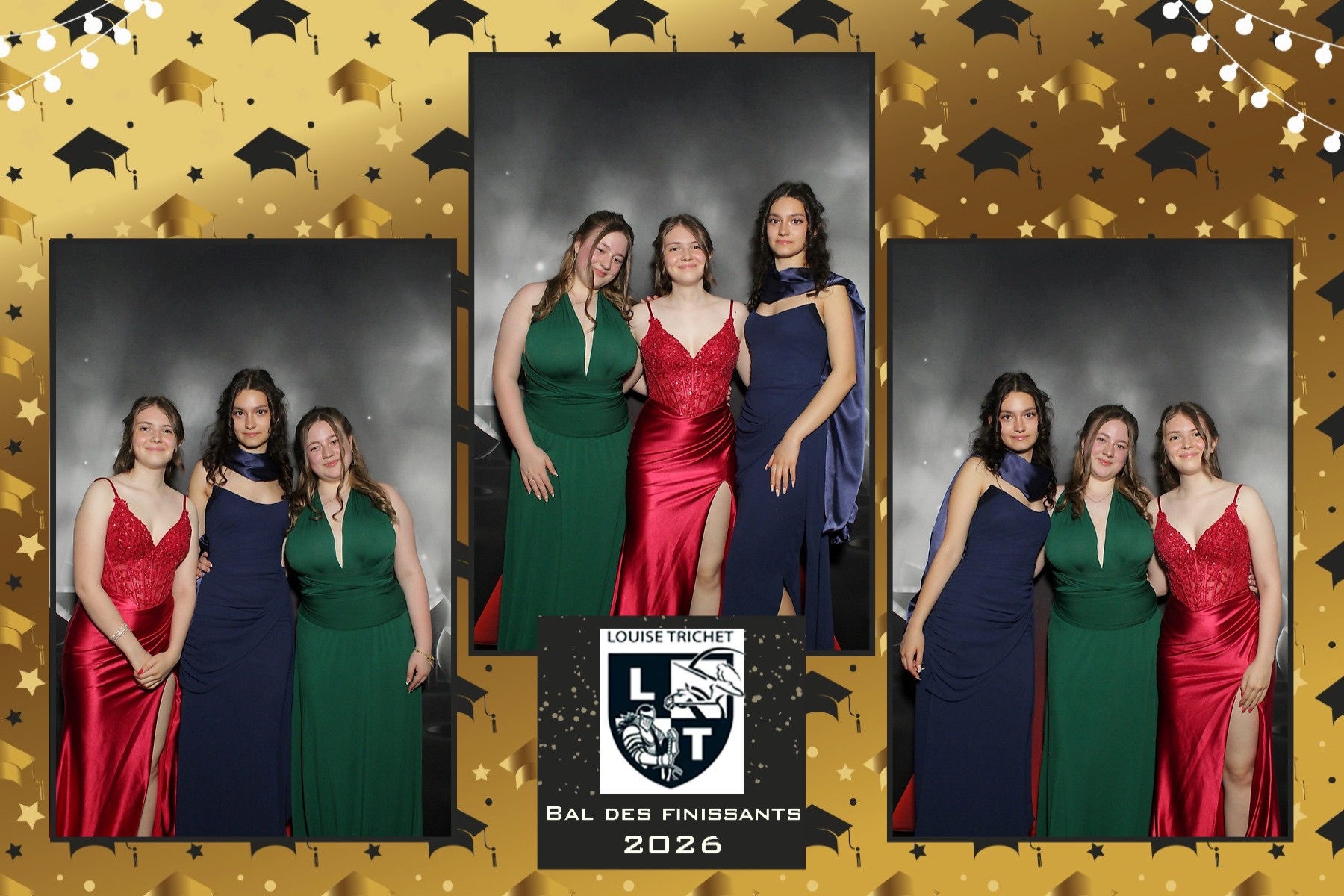 Montage photo personnalisé pour un bal de finissants